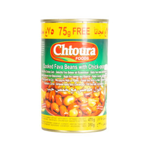 Chtoura Land Cooked Fava Beans withe Chickpeas